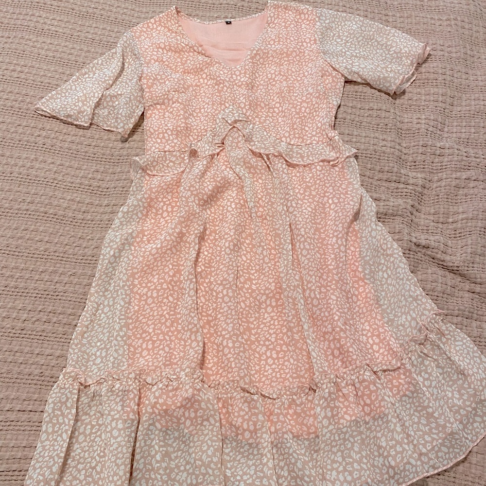 Pink Cheetah Sundress